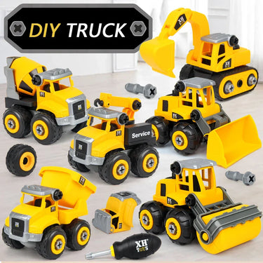 BuildMaster | estimula la creatividad de tu hijo - set de construcción con excavadora, tractor y más
